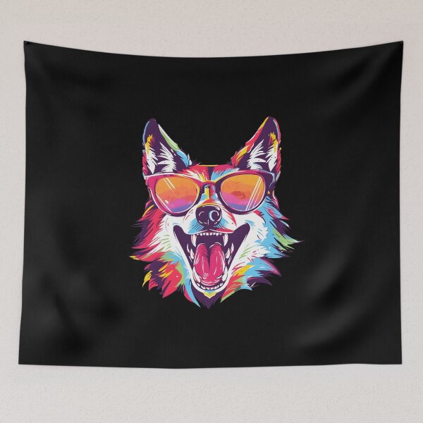 Item preview, dog beach summer dog chilling gift dog lover designed and sold by ArtHideaway.