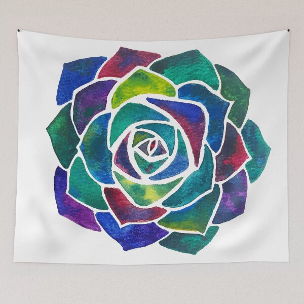 Item preview, Watercolor succulent designed and sold by WildLande.