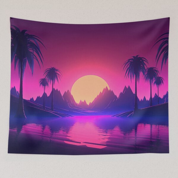 Item preview, Utopian Dreams: Synthwave Bliss in the Future Fantasy designed and sold by Mullet Monkey.