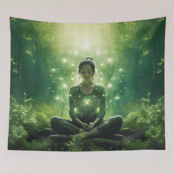 Item preview,  Yoga And Meditation In Nature Concept designed and sold by AdrianGrosu.