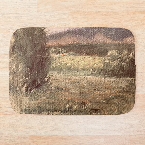Item preview, Impresionismo del granero del vaquero del paisaje del vintage, impresión de la pintura al óleo designed and sold by GalleryDigitals.