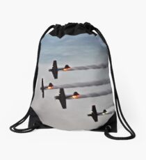 Air show after the air show Drawstring Bag