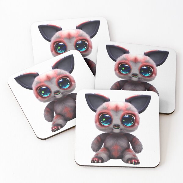 Item preview, Fluffy Fuzzball: Meet the Adorable Monster with Big Bright Eyes designed and sold by Beto Santos.