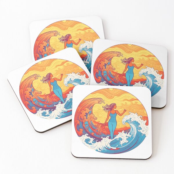 Item preview, Woman Surfer designed and sold by victorsuarez.