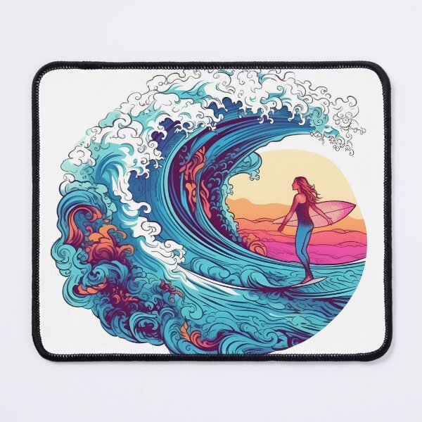Item preview, Woman Surfing designed and sold by victorsuarez.