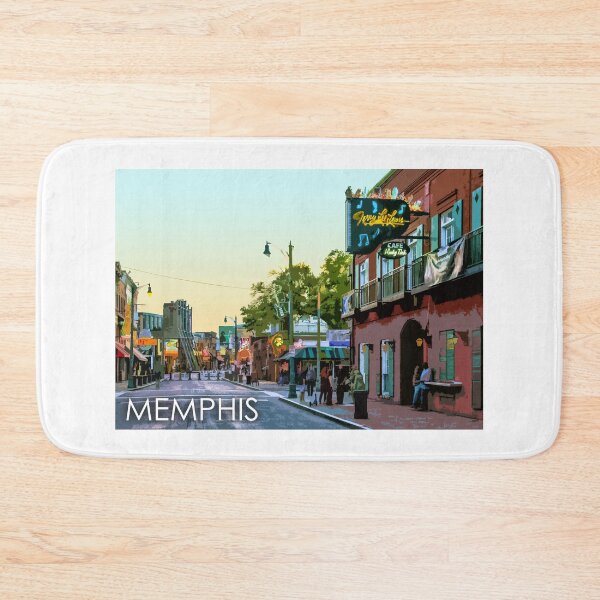 Item preview, Beale Street, Memphis, Tennessee, USA, Travel Print, Sunset designed and sold by summattodraw.