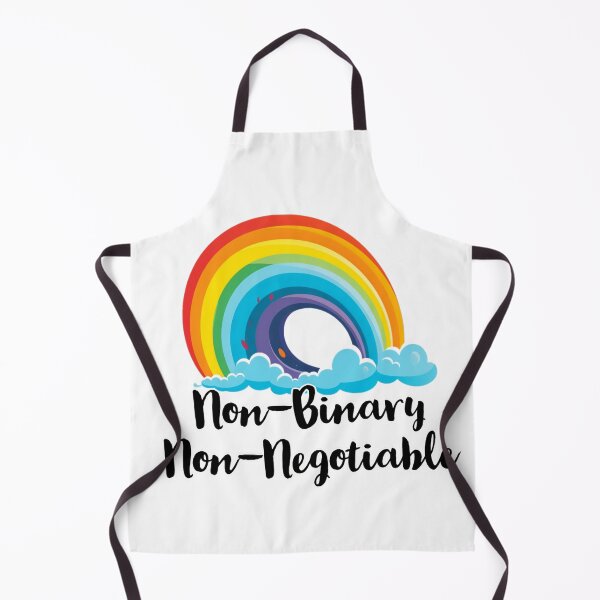 Item preview, LGBTQIA Rainbow Pride - "Non-Binary, Non-Negotiable" designed and sold by SADStyleDesigns.