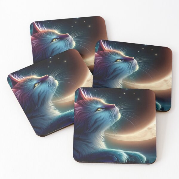 Item preview, cat and moon,cat meditate designed and sold by GLORY-LIFE.