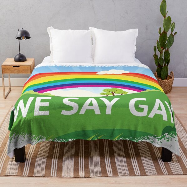 Item preview, We Say Gay Cute Rainbow Pride designed and sold by Epic Love Designs.