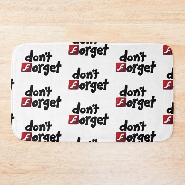 Item preview, Don't Forget - Flash Player Games - Internet Nostalgia Sticker - Y2K Nostalgia designed and sold by TurmericDesignC.