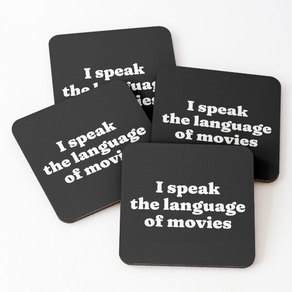 Item preview, I speak the language of movies designed and sold by FieldScent.
