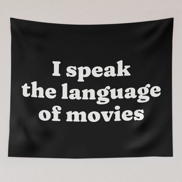 Item preview, I speak the language of movies designed and sold by FieldScent.