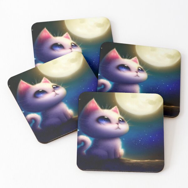 Item preview, cat and moon,cat meditate designed and sold by GLORY-LIFE.