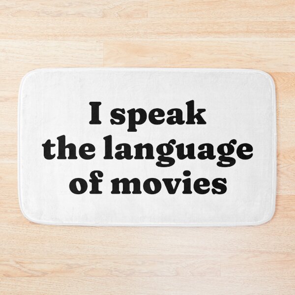 Item preview, I speak the language of movies designed and sold by FieldScent.