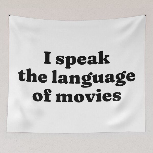 Item preview, I speak the language of movies designed and sold by FieldScent.