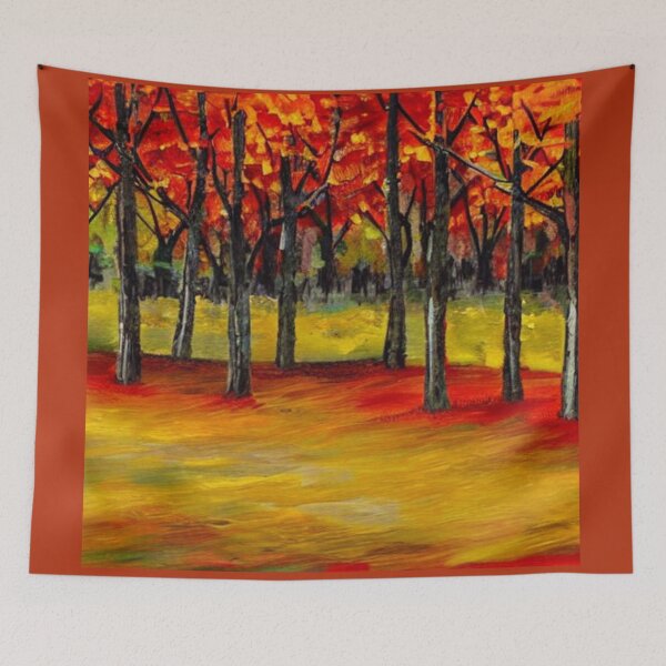 Item preview, Autumn Trees No.1 designed and sold by kissuquick.