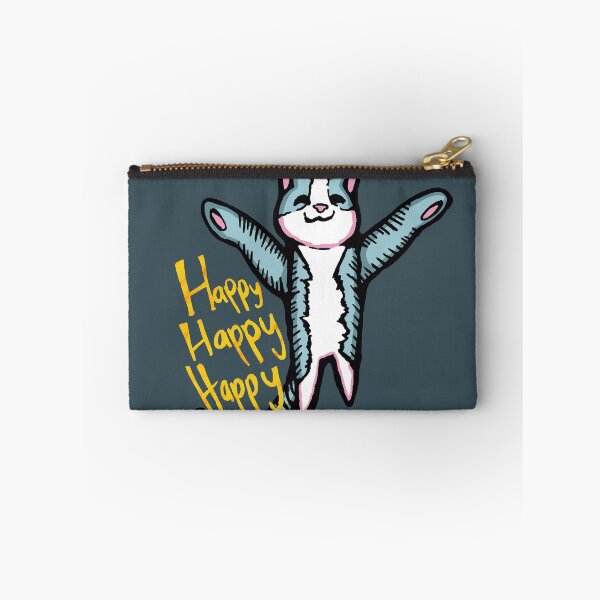 Item preview, Happy Happy Happy Cat - Ironic Internet Meme - Funny Sticker designed and sold by TurmericDesignC.