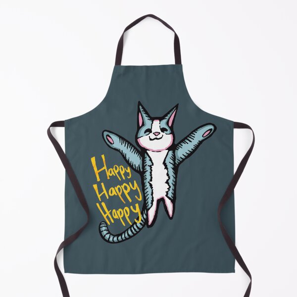 Item preview, Happy Happy Happy Cat - Ironic Internet Meme - Funny Sticker designed and sold by TurmericDesignC.