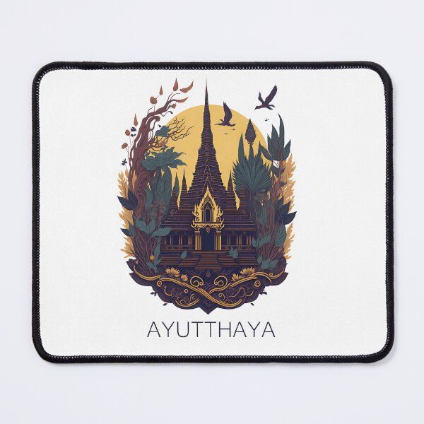 Item preview, Retro-inspired Artwork Inspired by Ayutthaya designed and sold by deejungvillage.