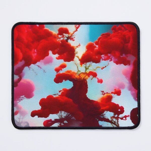 Item preview, Abstract red trees designed and sold by rolffimages.