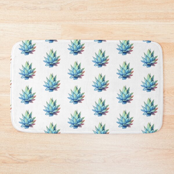 Item preview, Dreamy Blue Agave Watercolor illustration for Succulent & Tequila Lovers designed and sold by Stickerharvest.