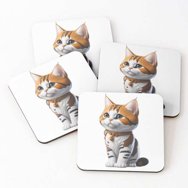 Item preview, Adorable Cat Hug Sticker designed and sold by EthanDigital.