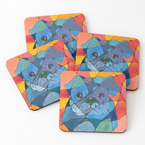 Item preview, Colourful Pug designed and sold by AnnieHines.