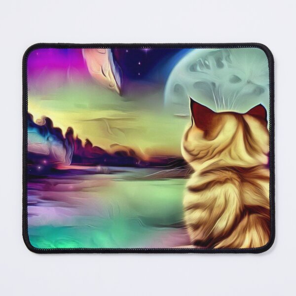 Item preview, cat and moon,cat meditate designed and sold by GLORY-LIFE.