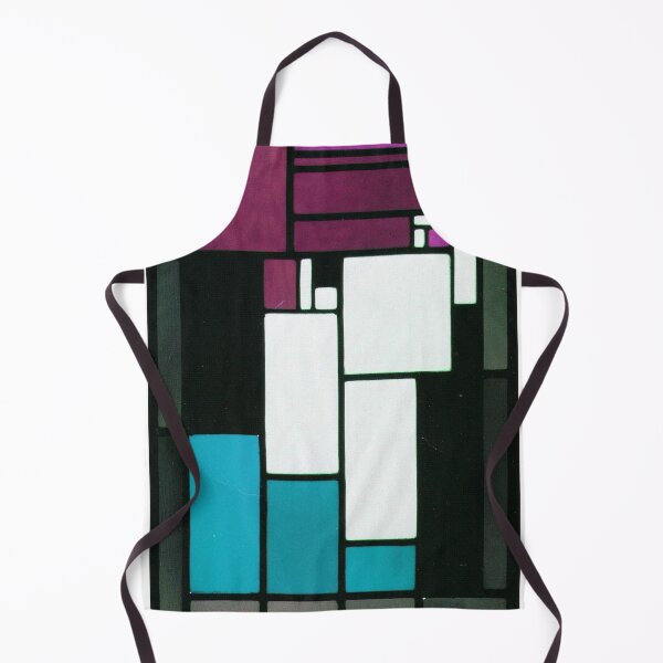 Item preview, Teal & Magenta Harmony: Colorblock Art by Theo van Doesburg designed and sold by PureVintageLove.
