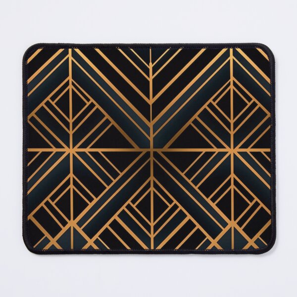 Item preview, Contemporary Sophistication: Elegant Black and Gold Pattern designed and sold by SweetWhiskers.
