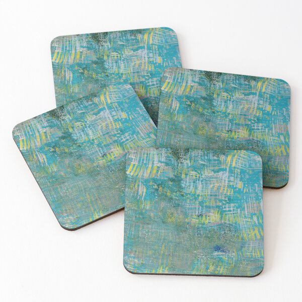 Item preview, Resumen en verde azulado, amarillo y negro designed and sold by LiszaB.
