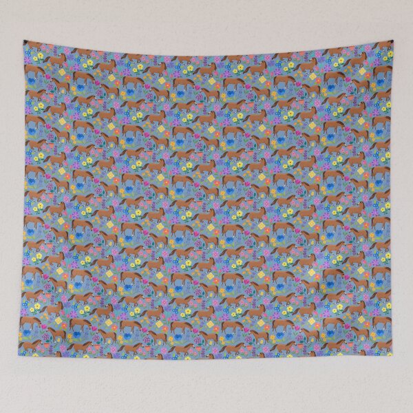 Item preview, Floral horse pattern  designed and sold by KCAbdelnour.