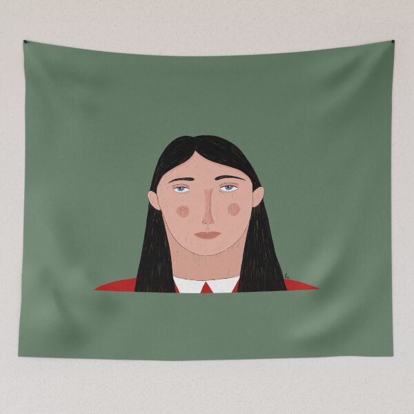 Item preview, A Girl Portrait designed and sold by burcuaksoy.