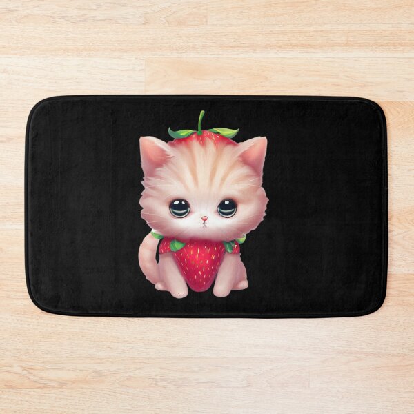 Item preview, Cute Strawberry Cat designed and sold by OliversCat.