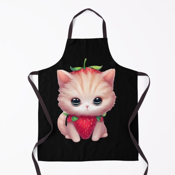 Item preview, Cute Strawberry Cat designed and sold by OliversCat.