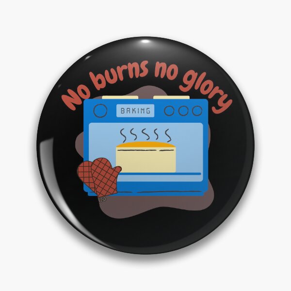 Item preview, No burns, no glory, funny cooking designed and sold by NoetherSym.
