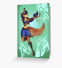 Carmelita fan art | Background Greeting Card