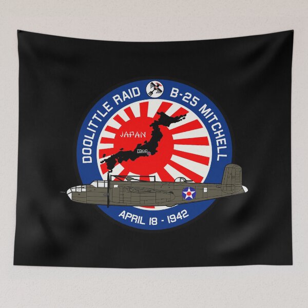 Item preview, USAF - B-25 Mitchell Doolittle Raid  - Clean Style designed and sold by pzd501.
