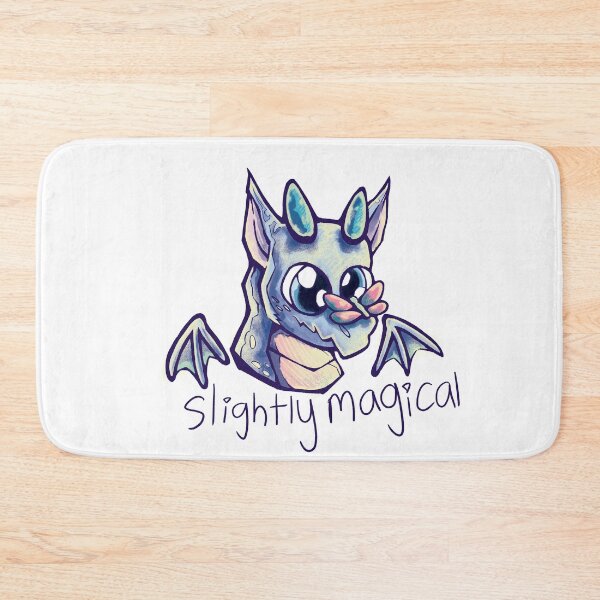 Item preview, Slightly Magical Dragon with Butterfly - Cute Fantasy Animal designed and sold by TurmericDesignC.
