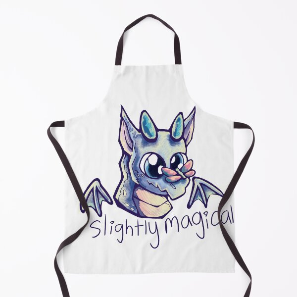 Item preview, Slightly Magical Dragon with Butterfly - Cute Fantasy Animal designed and sold by TurmericDesignC.