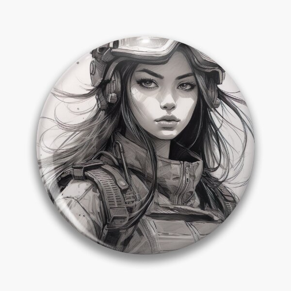 Artikelvorschau, Manga Female Soldier Pilot - Daring the Skies entworfen und verkauft von Neuronexia.