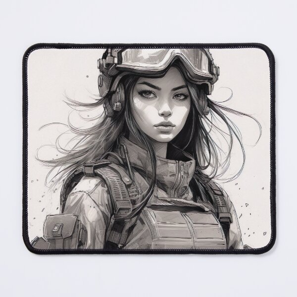 Item preview, Manga Female Soldier Pilot - Daring the Skies designed and sold by Neuronexia.