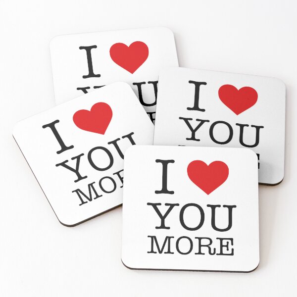 Item preview, I Love You More - I Heart You More designed and sold by AleksanderLamek.