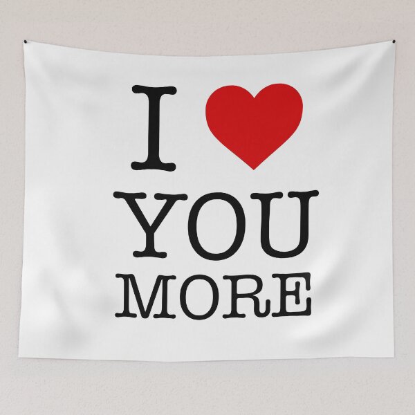 Item preview, I Love You More - I Heart You More designed and sold by AleksanderLamek.