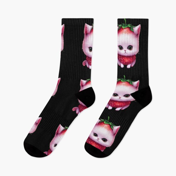 Item preview, Cute Strawberry Cat designed and sold by OliversCat.