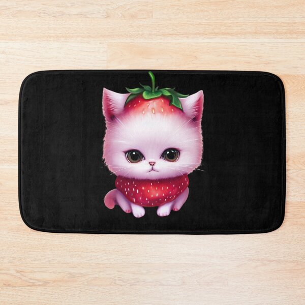 Item preview, Cute Strawberry Cat designed and sold by OliversCat.