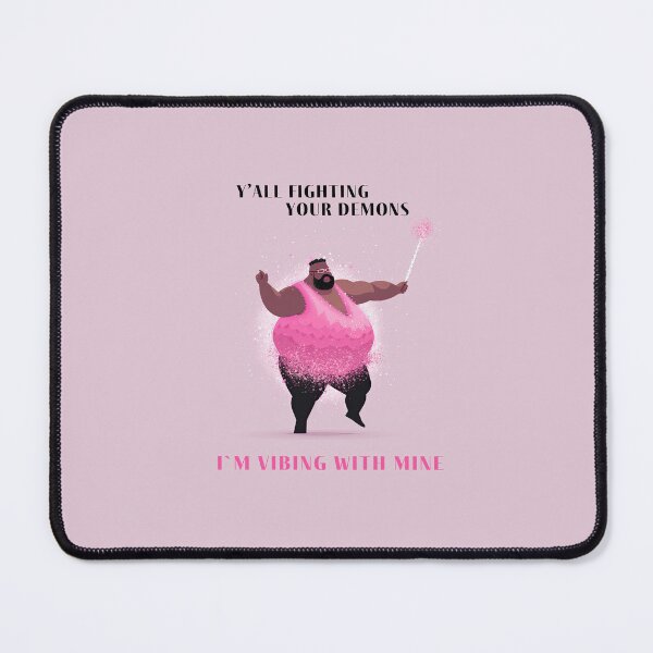 Item preview, Yall Fighting Your Demons I`m vibing with mine designed and sold by MeowcuryRising.