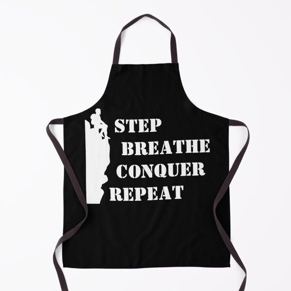 Item preview, Step. Breathe. Conquer. Repeat - Inspirational Hiking Quote designed and sold by Heartee.