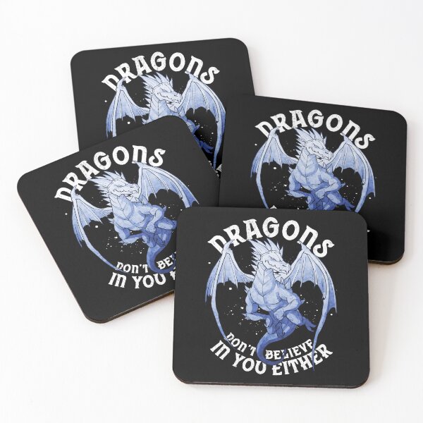 Item preview, Funny Dragons Don't Believe You Exist Mythical Fantasy designed and sold by lanynx design.