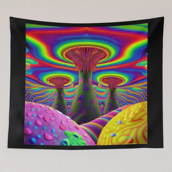 Item preview, Magic Mushrooms Trippy Dreamscapes 18 designed and sold by Benito Del Ray.